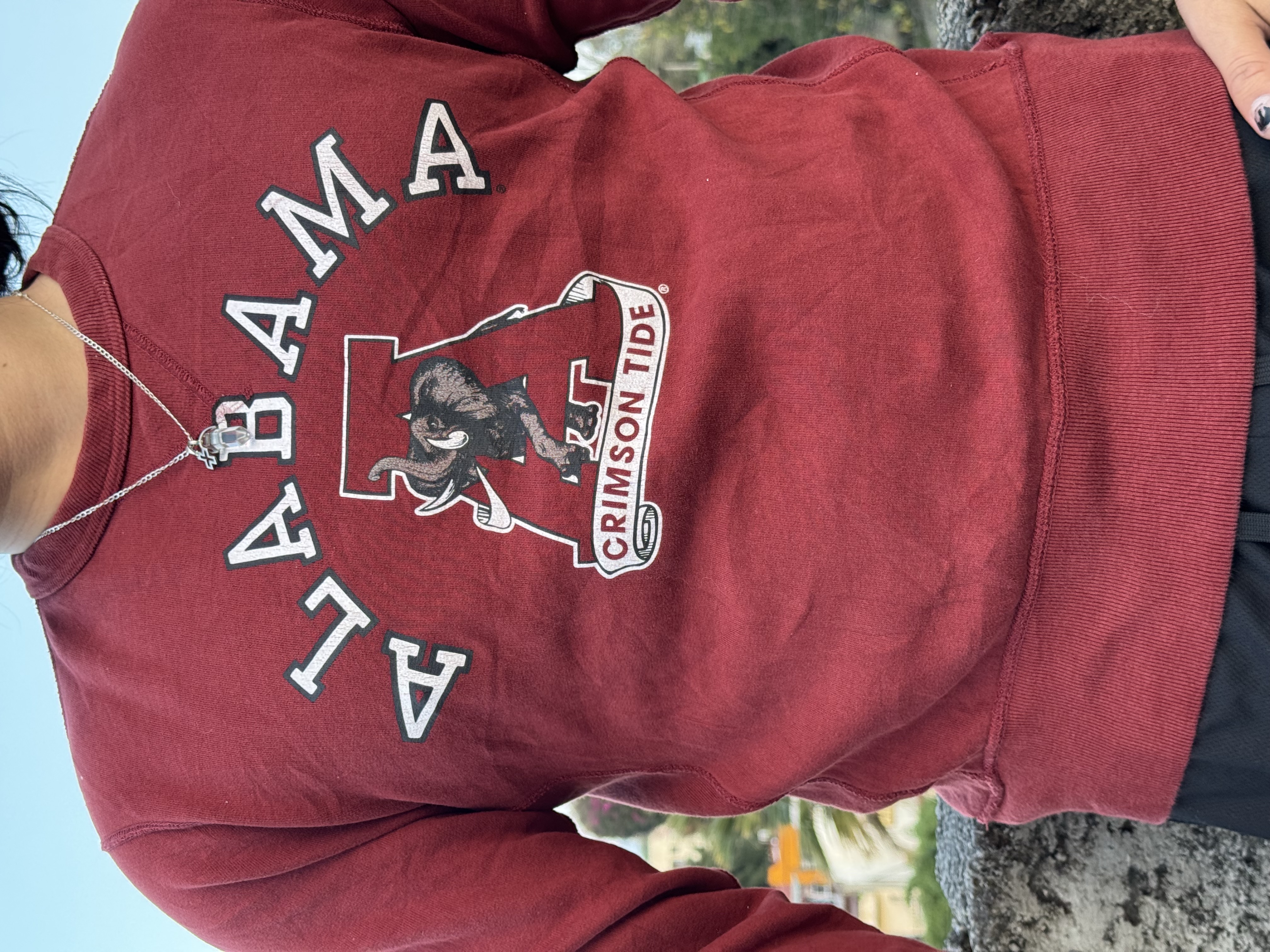 CREWNECK ALABAMA CRIMSON