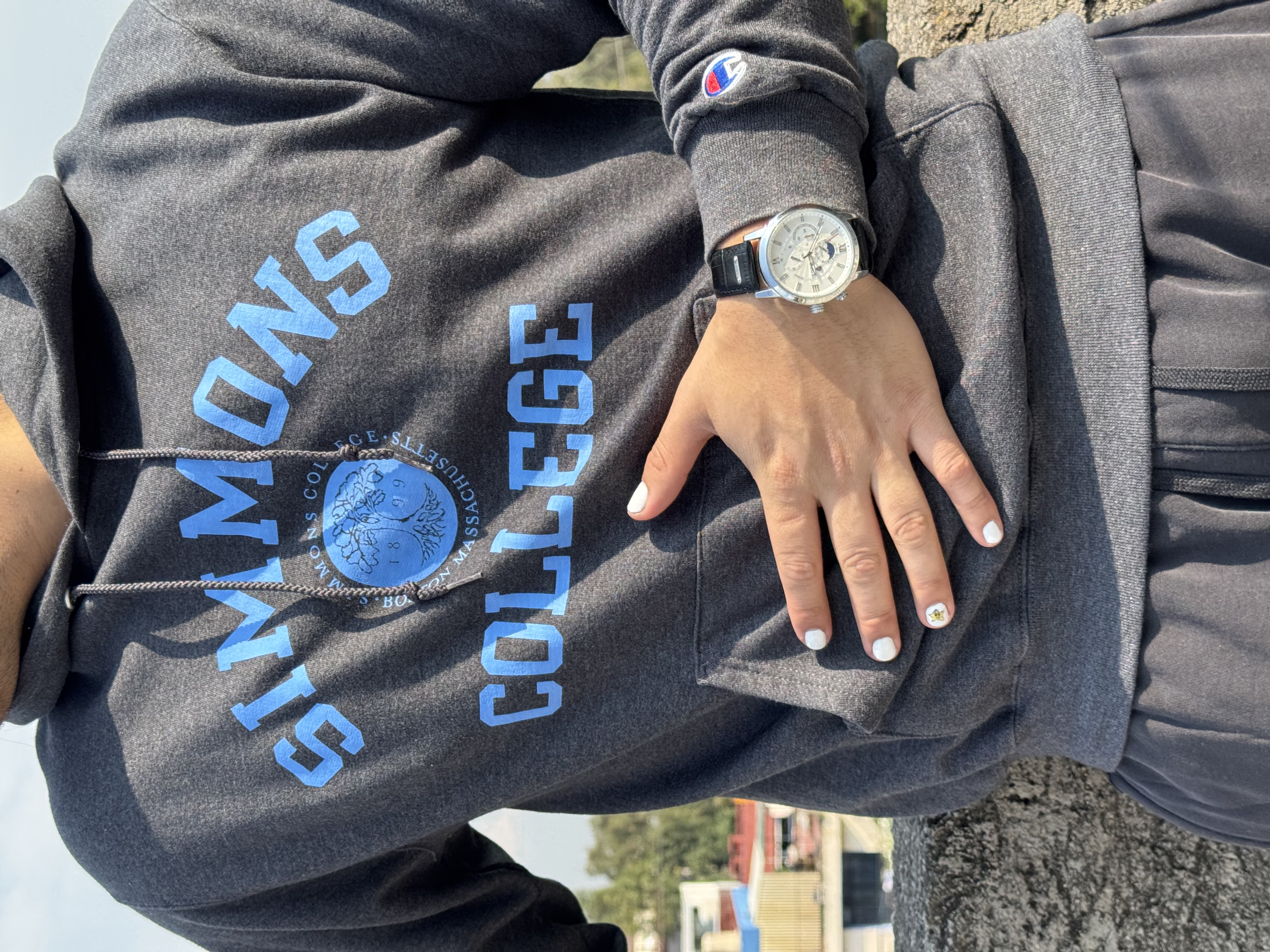 SUDADERA SIMONS COLLEGE