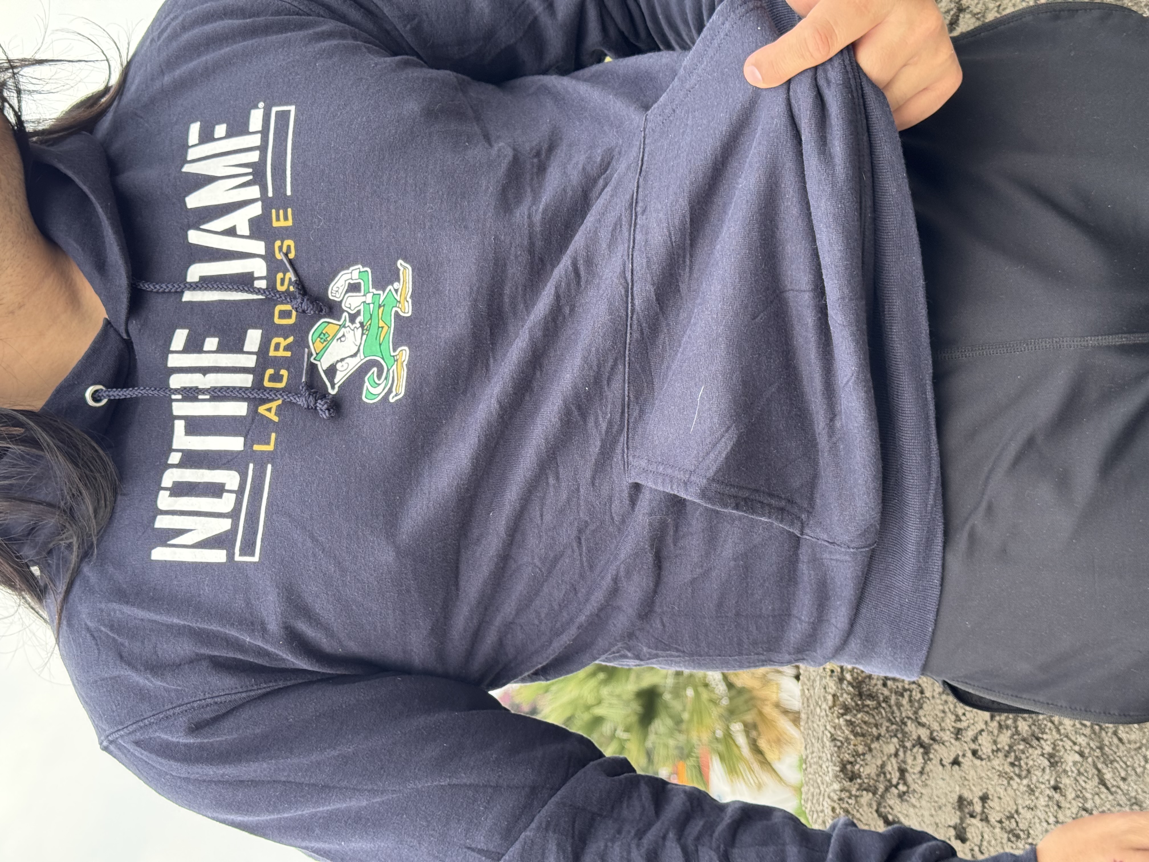 SUDADERA NOTRE DAME LACROSSE