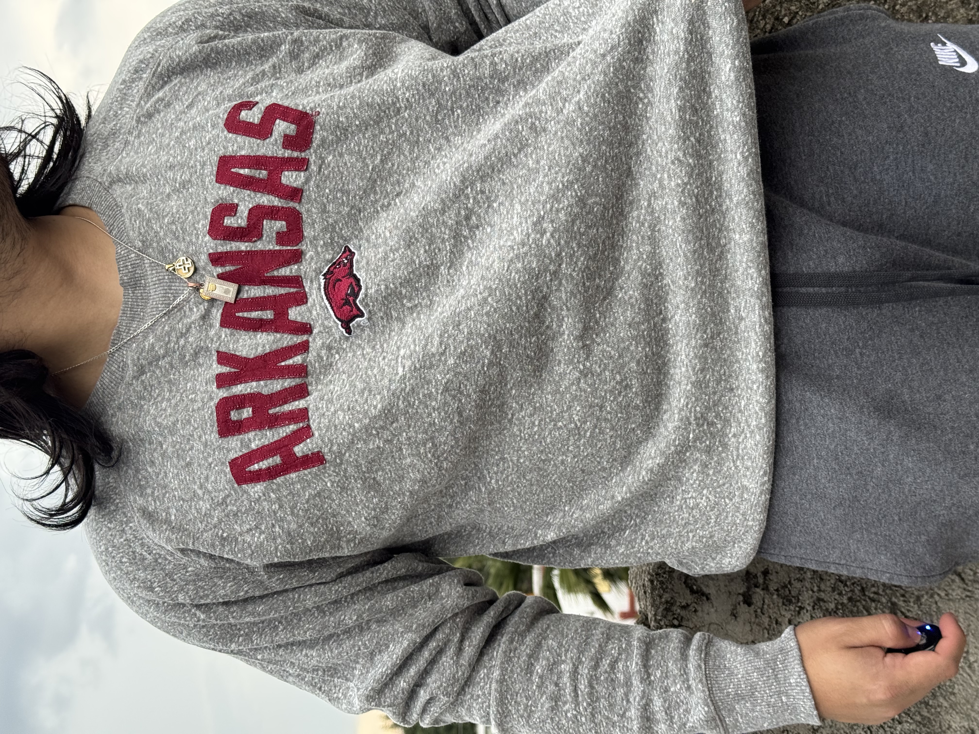 CREWNECK ARKANSAS RAZORBACKS