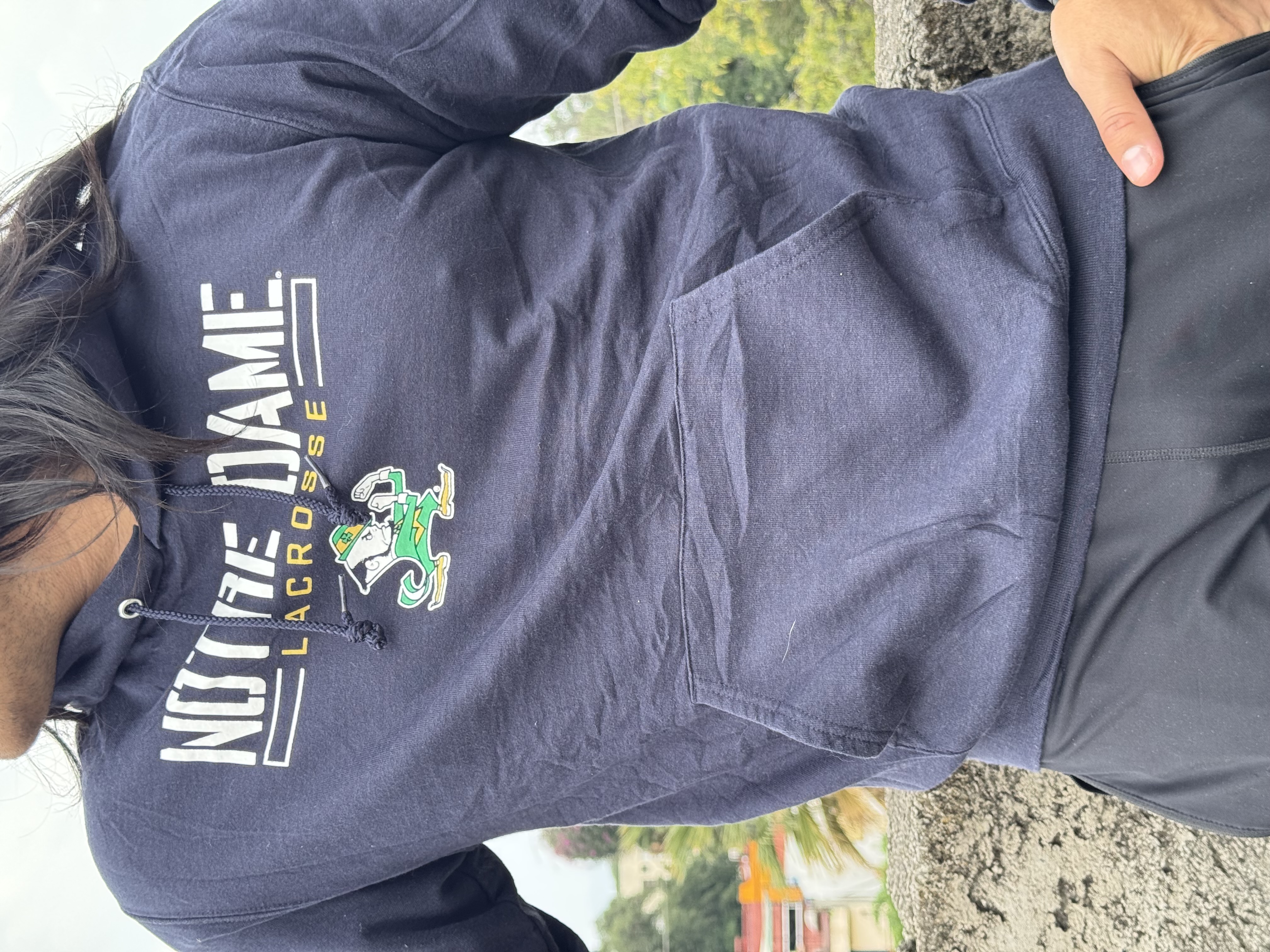 SUDADERA NOTRE DAME LACROSSE