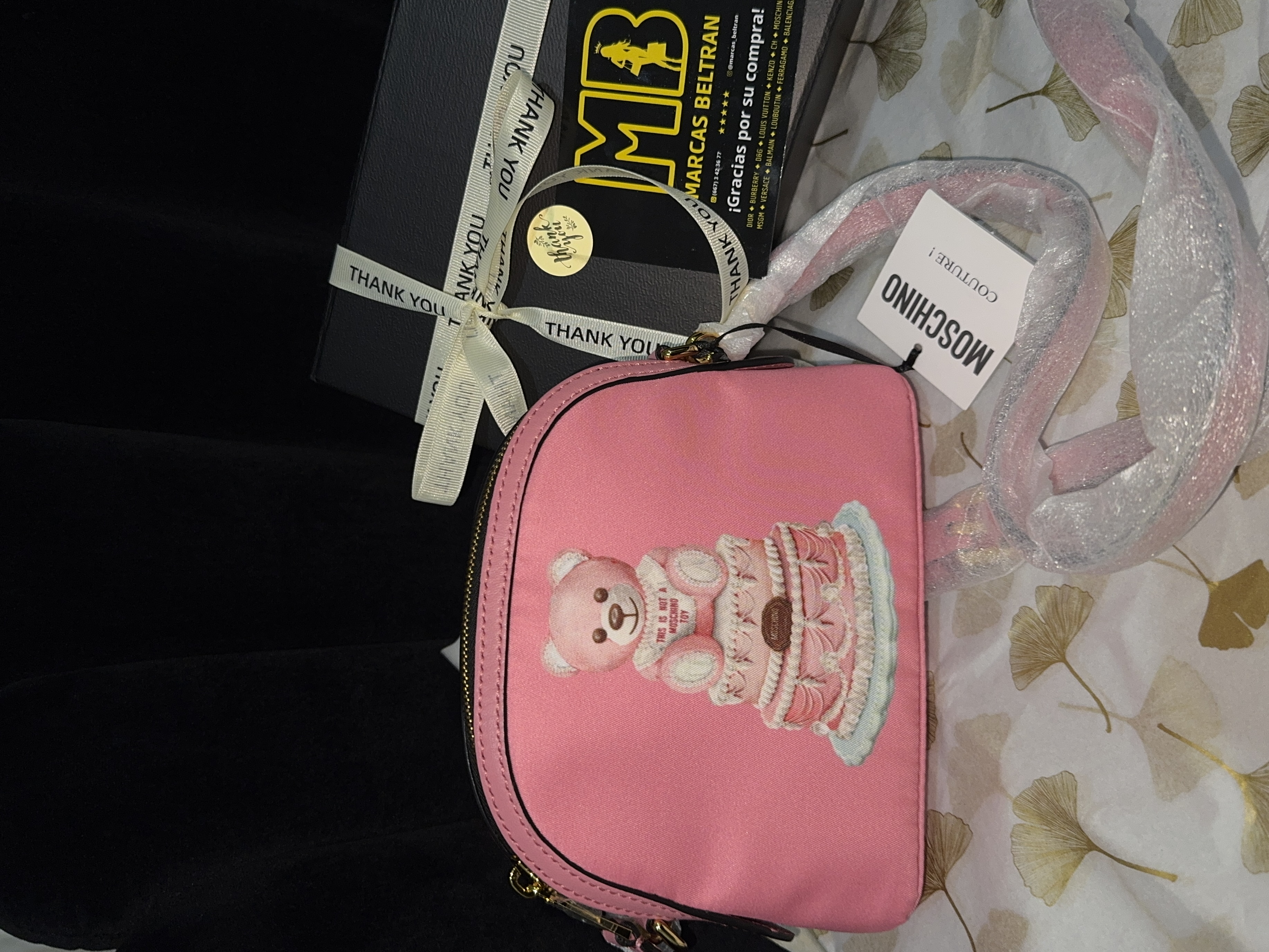 Bolso Moschino rosa 