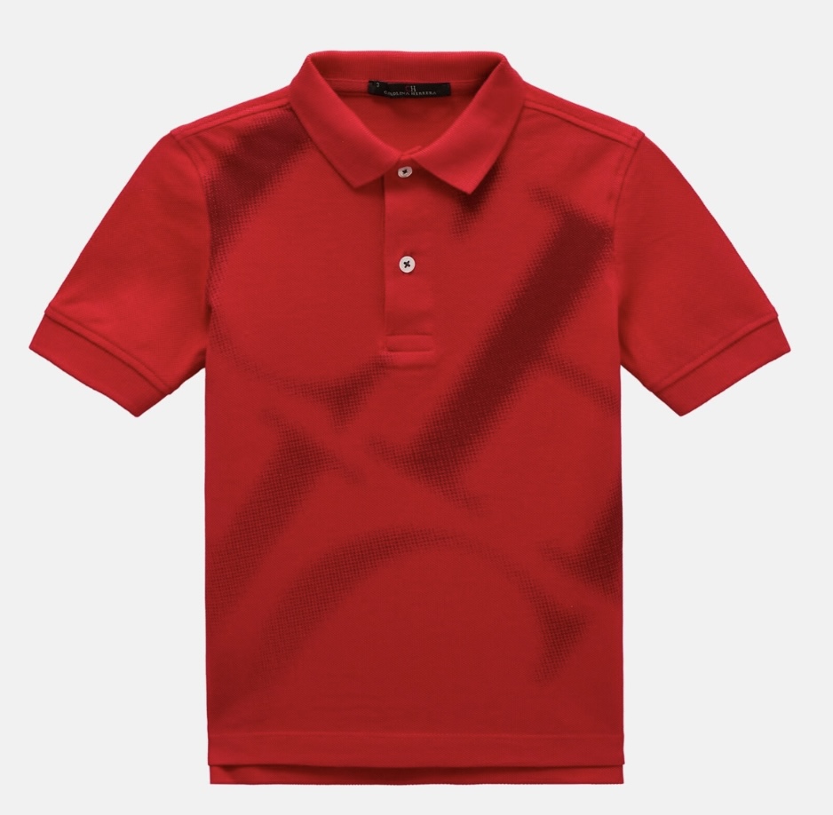 Camisa polo roja Carolina Herrera