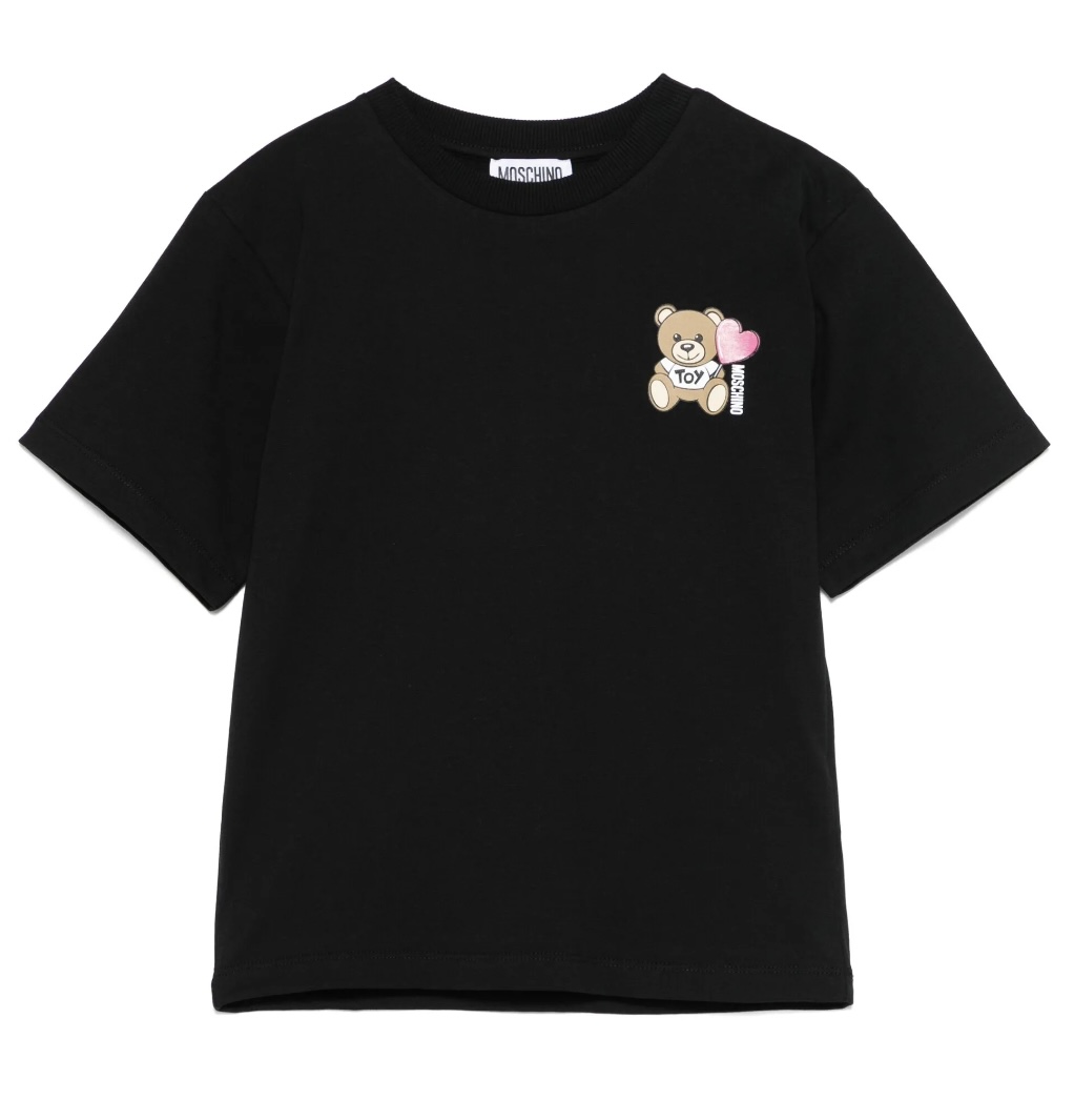 Playera negra Moschino con oso