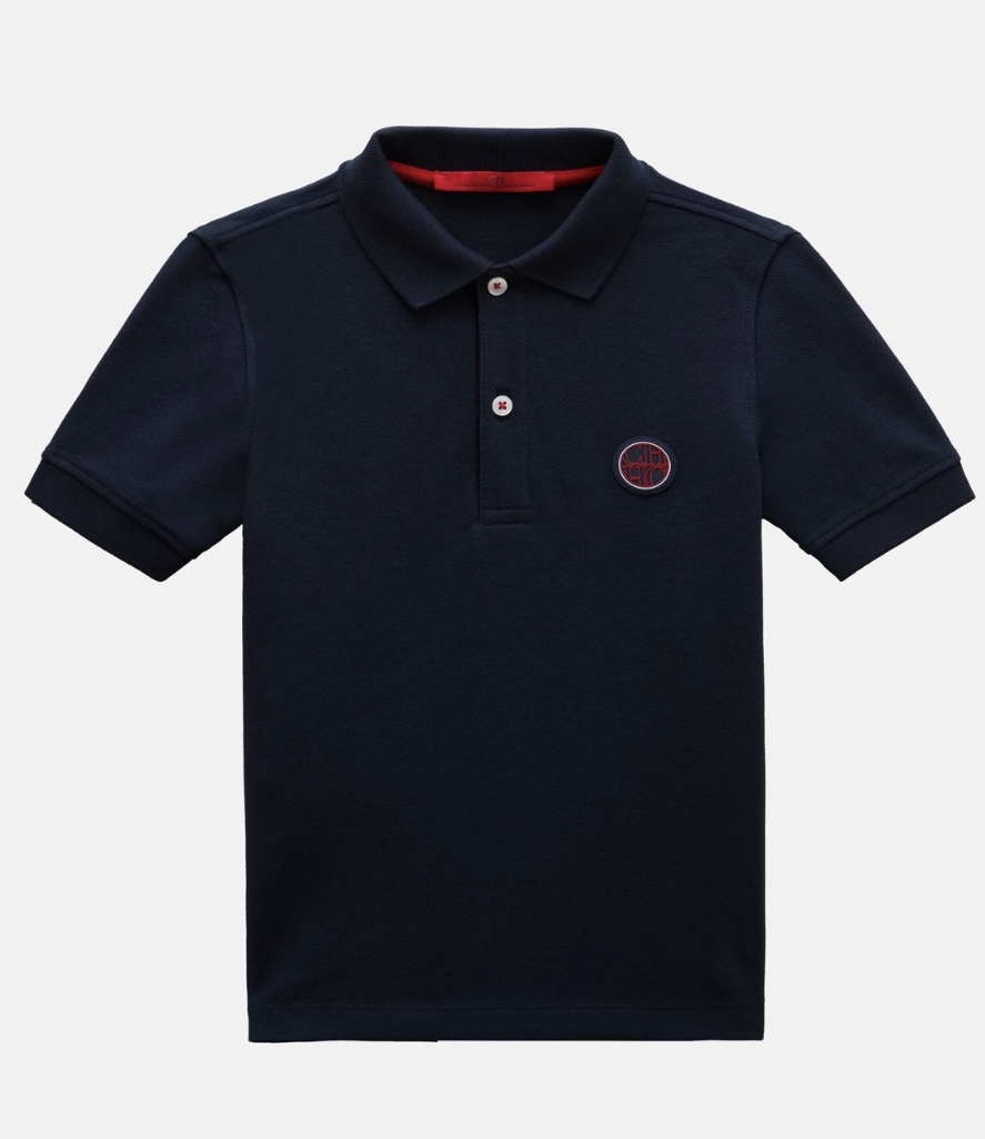 Camiseta tipo polo azul marino
