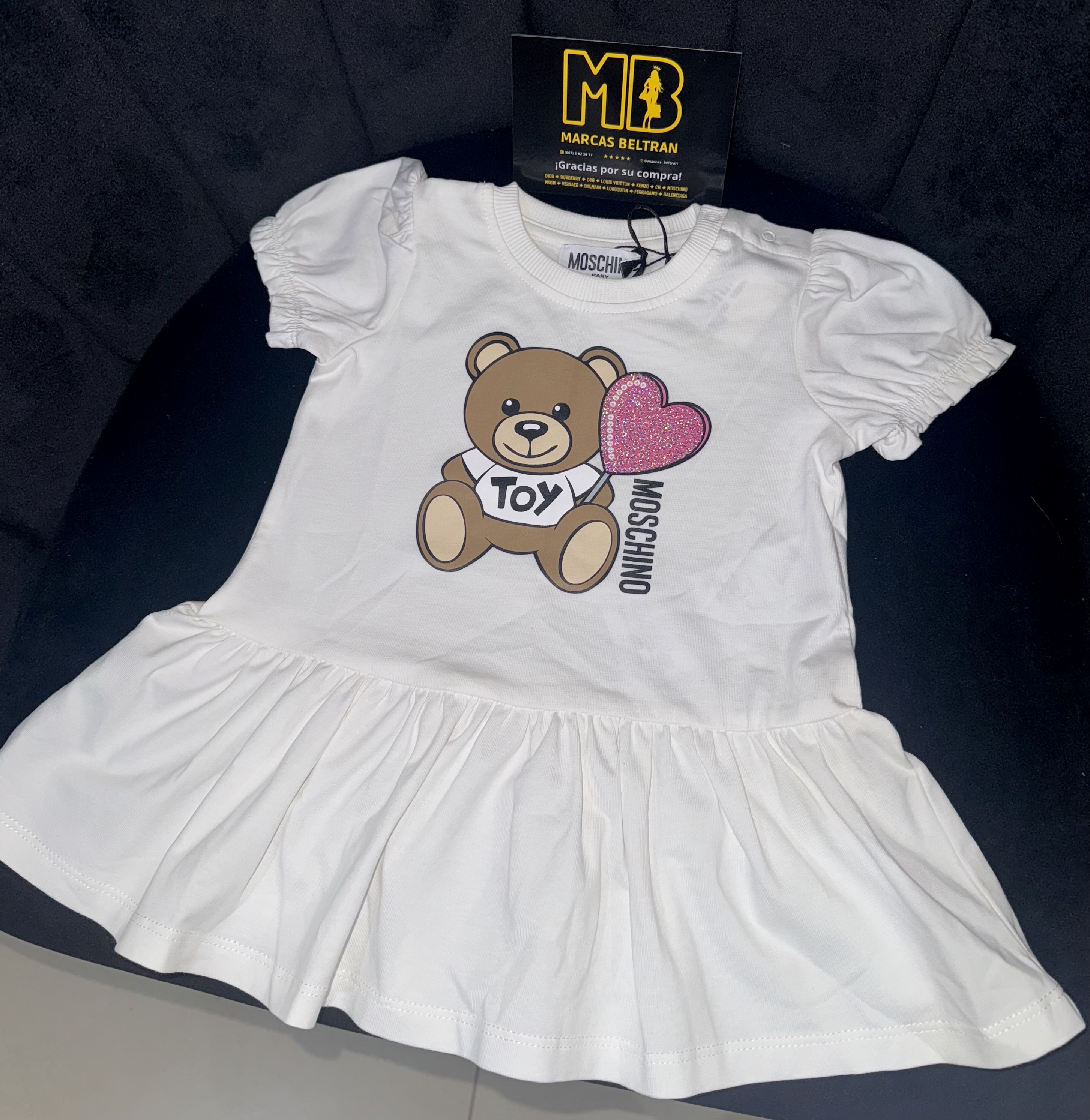Vestido infantil Moschino