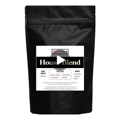 Millilitre House Blend Coffee Bean Kopi Drink Grind Brew Caffeine 250g 250g