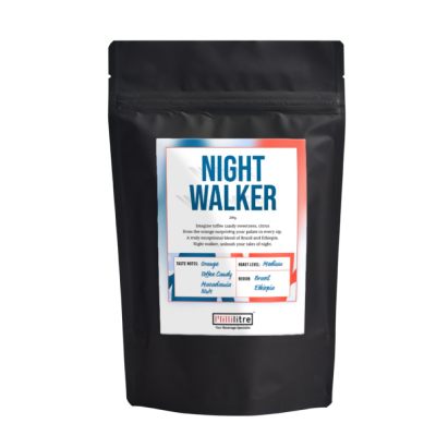 Millilitre Night Walker Espresso Blend Coffee Bean Kopi Drink Grind Brew Caffeine 250g 250g