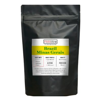 Millilitre Brazil Minas Gerais Coffee Bean Kopi Drink Grind Brew Caffeine 250g