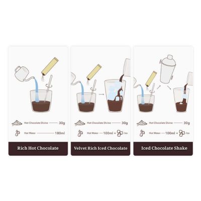 Millilitre Hot Chocolate Divine Cokelat Drink Grind Brew Caffeine (300g)