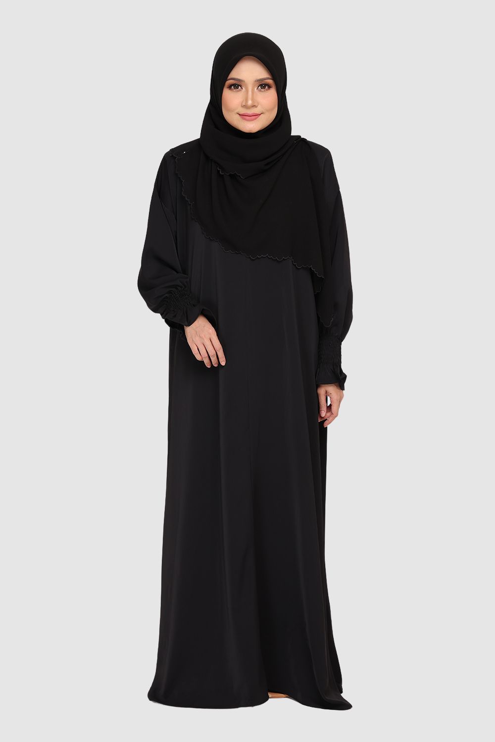 Jubah rajwa luxe black