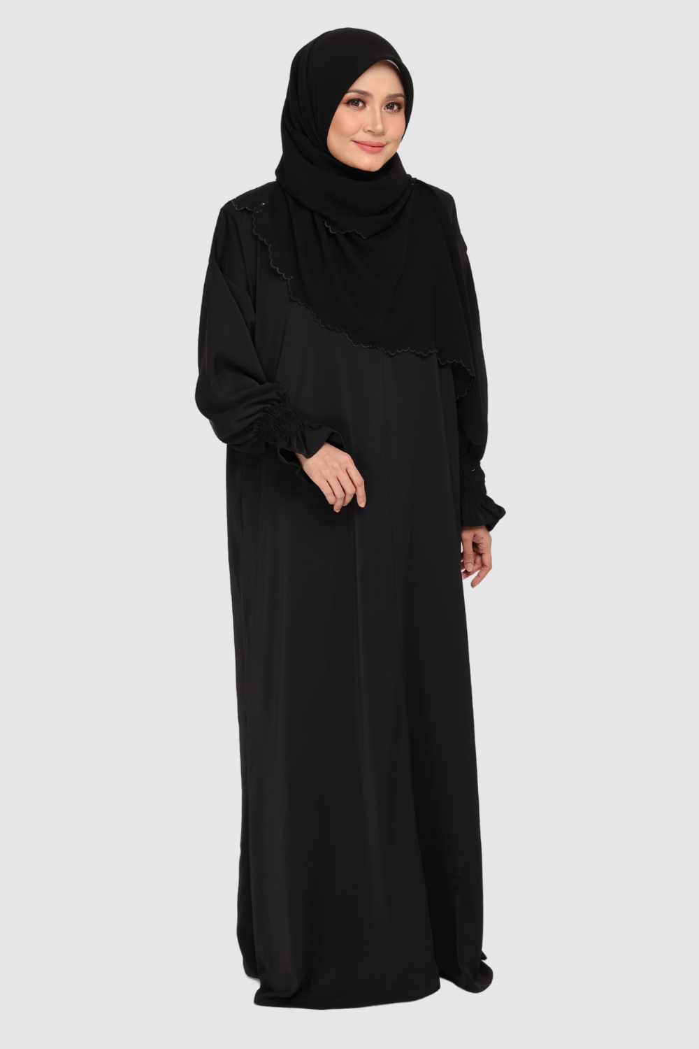Jubah rajwa luxe black