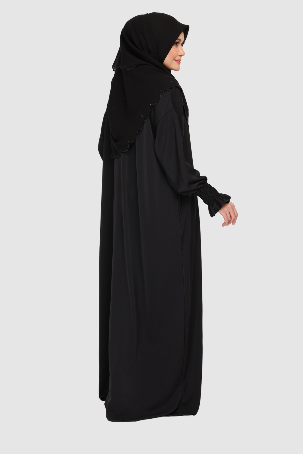Jubah rajwa luxe black