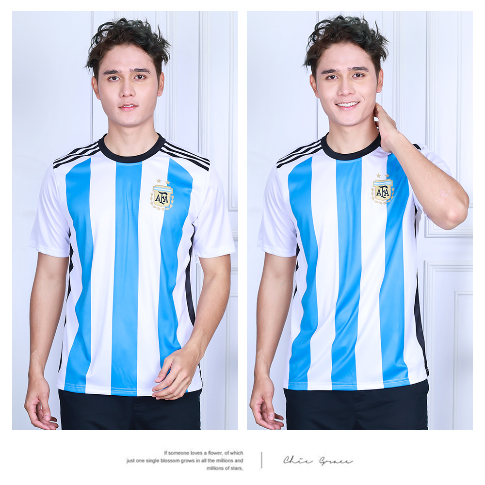  Unisex Jersey Round Neck Short Sleeve World Cup Edition [T25634]