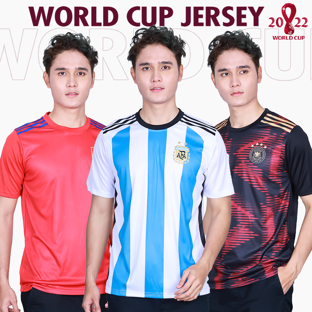  Unisex Jersey Round Neck Short Sleeve World Cup Edition [T25634]