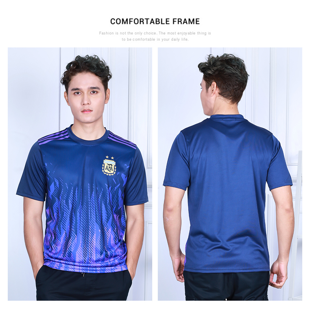 Unisex Jersey Round Neck Short Sleeve World Cup Edition [T25634]