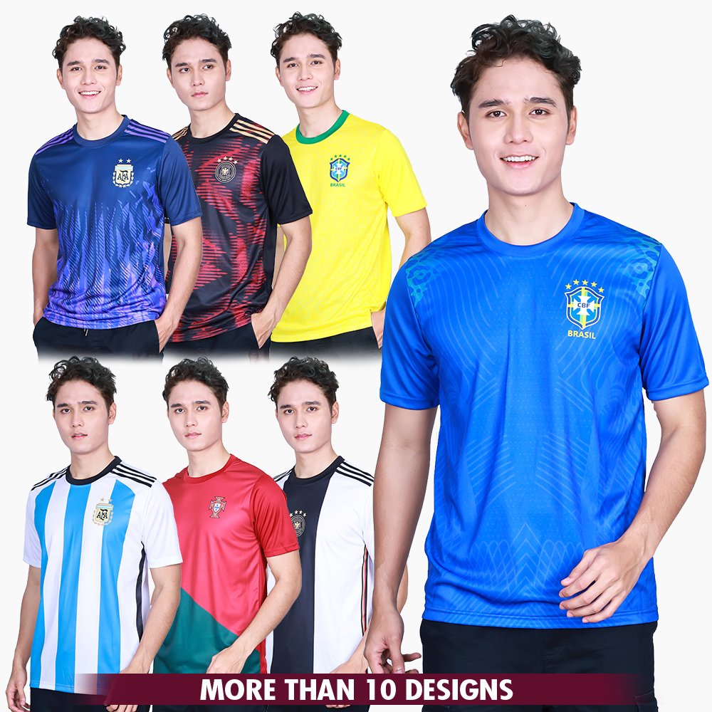 Unisex Jersey Round Neck Short Sleeve World Cup Edition [T25634]