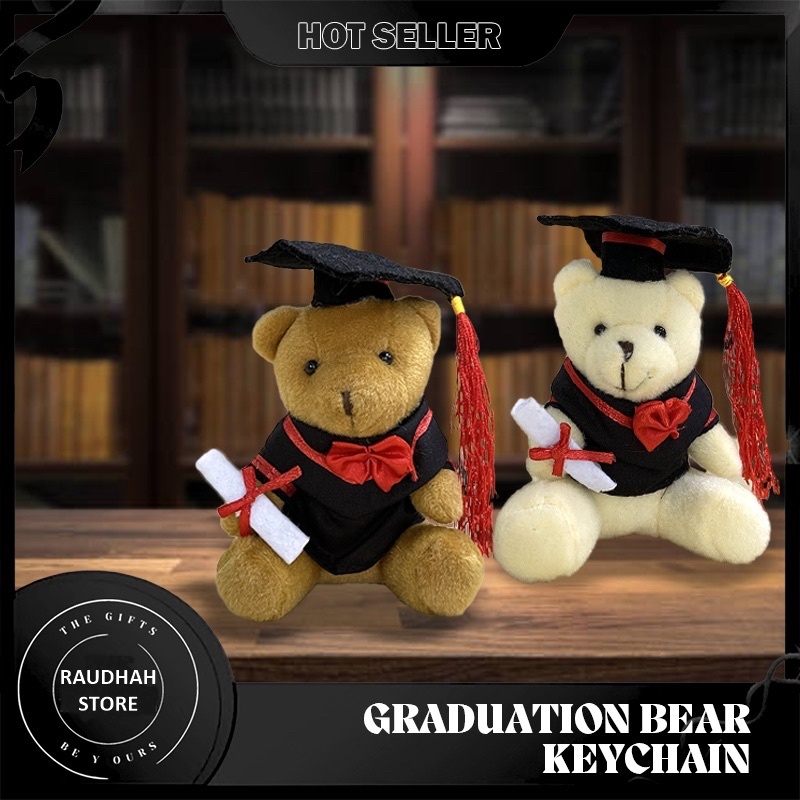 12cm/4.5inch Graduate Bear Convo Bear Bouquet Bear Finish School Bear Graduation