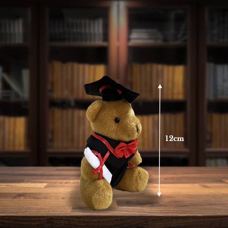 12cm/4.5inch Graduate Bear Convo Bear Bouquet Bear Finish School Bear Graduation