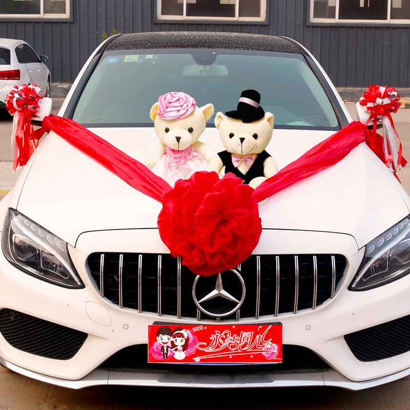 Wedding Bear Couple 2pcs Big Size Teddy