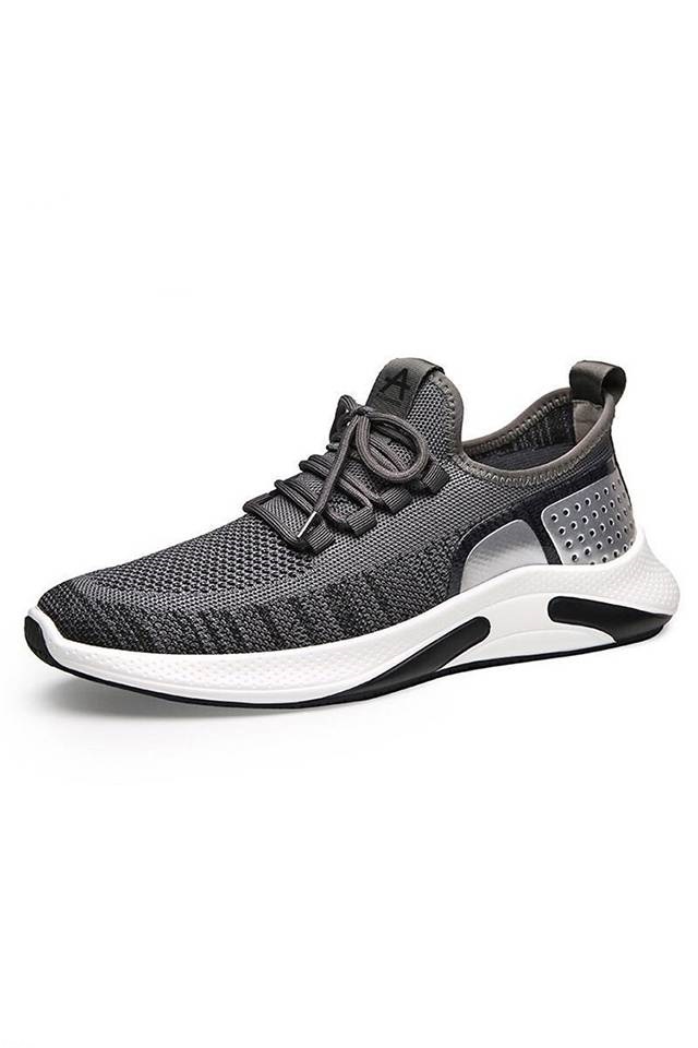 Men Asteel Flying Knit Sneakers Grey [SH33544]