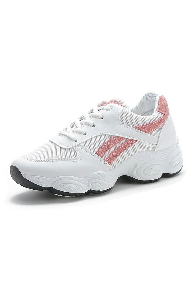 Golfy Fashion Mesh Sneakers Red Strip [SH12467]