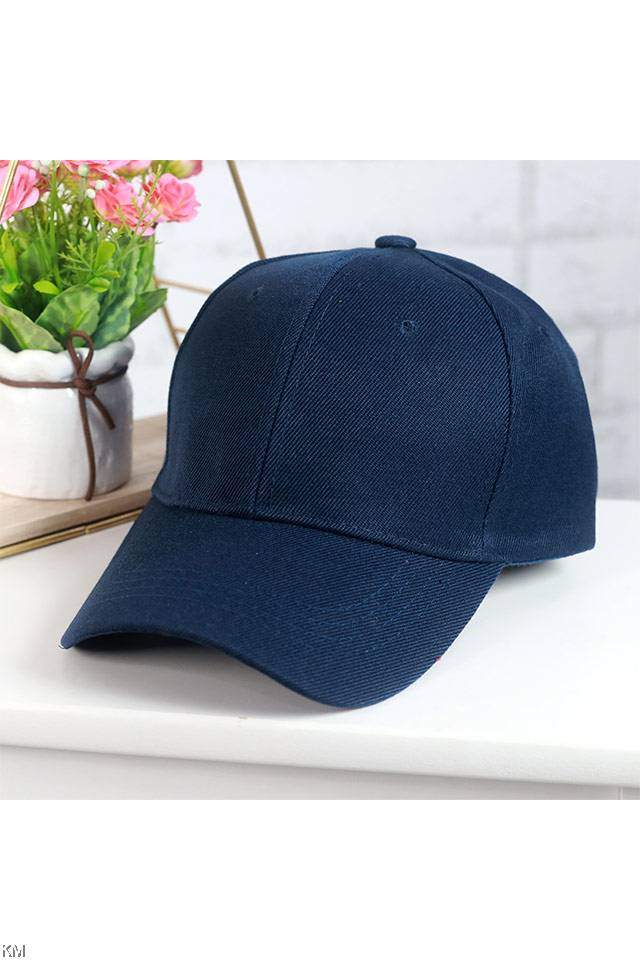Unisex Men Women Adult Bold Blue Baseball Cap [M1797]