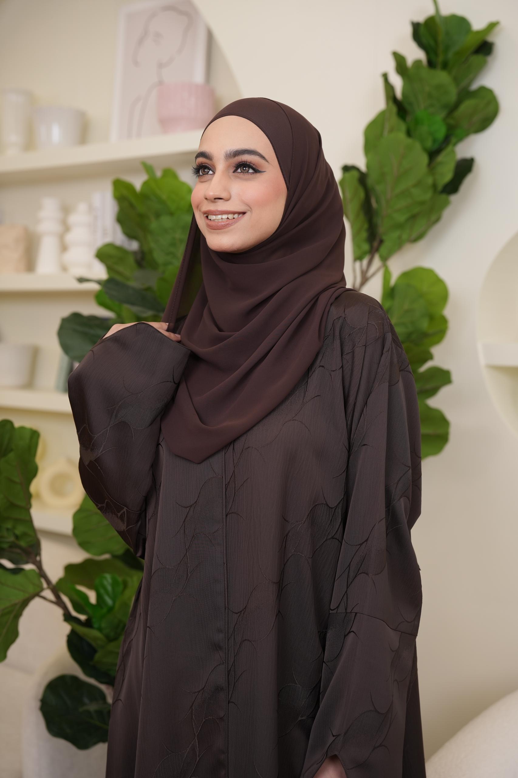 Salima Abaya (Dark Brown)