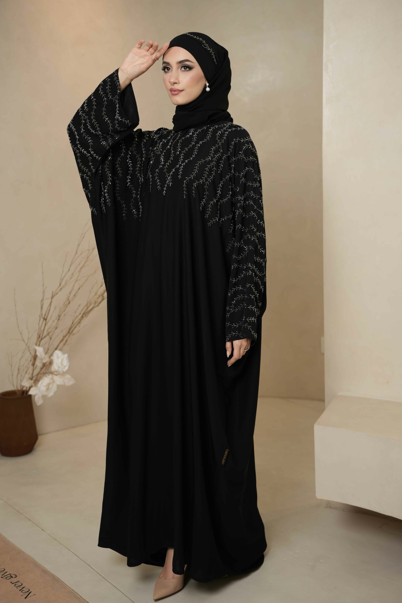 Asma’ Abaya (Black)