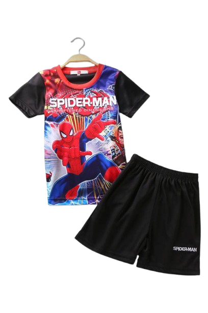 Kids Cartoon T-shirt Set 2 in 1 Jersey Material E [T0949 A]