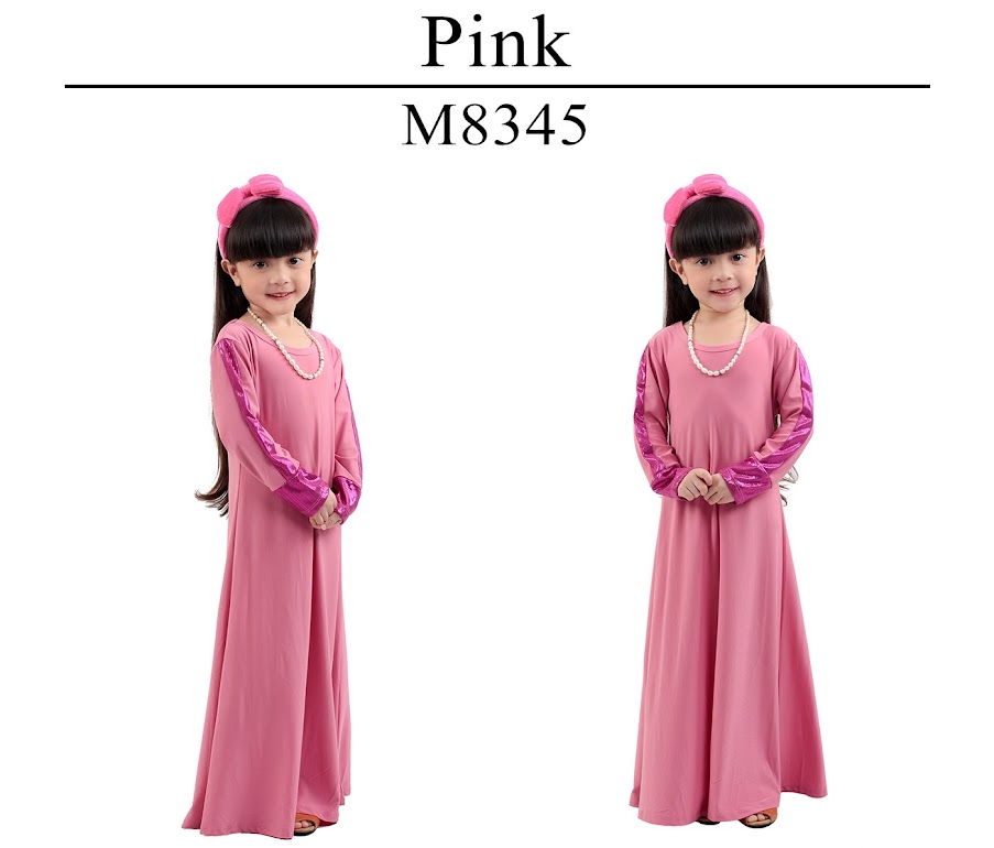 Kids Luxe Jubah Muslimah Red [M8345]