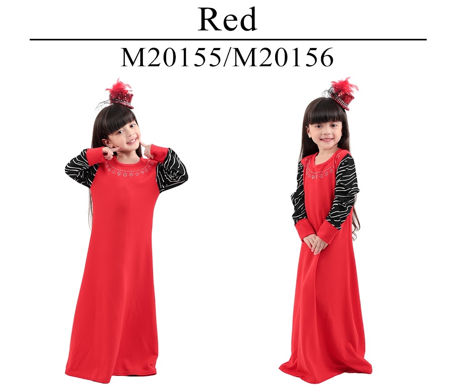 Kids Pattern Prints Jubah Blue [M20155/M20156]