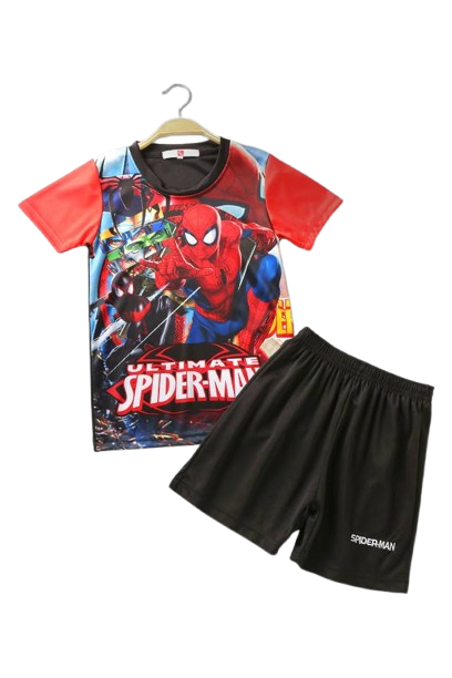Kids Cartoon T-shirt Set 2 in 1 Jersey Material D [T0949 A]