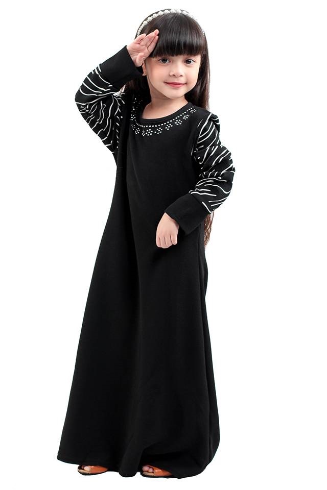 Kids Pattern Prints Jubah Black [M20155/M20156]
