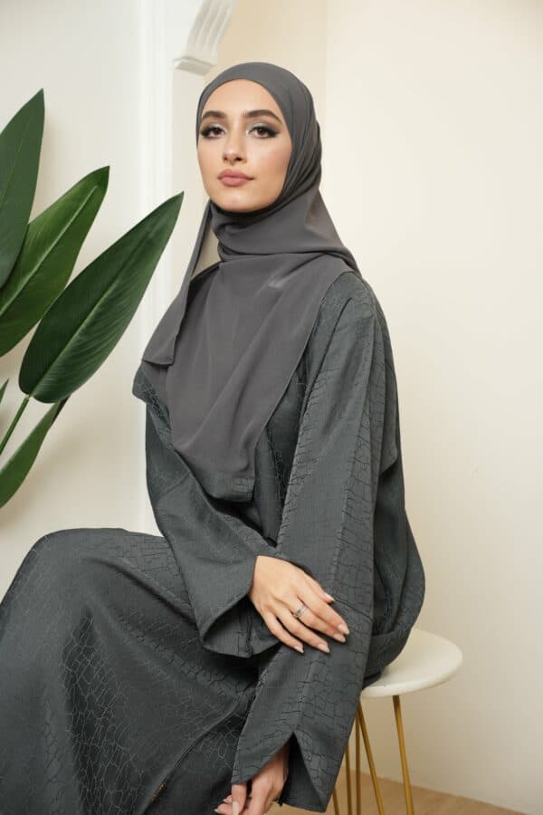 Leena Abaya (Charcoal Grey)