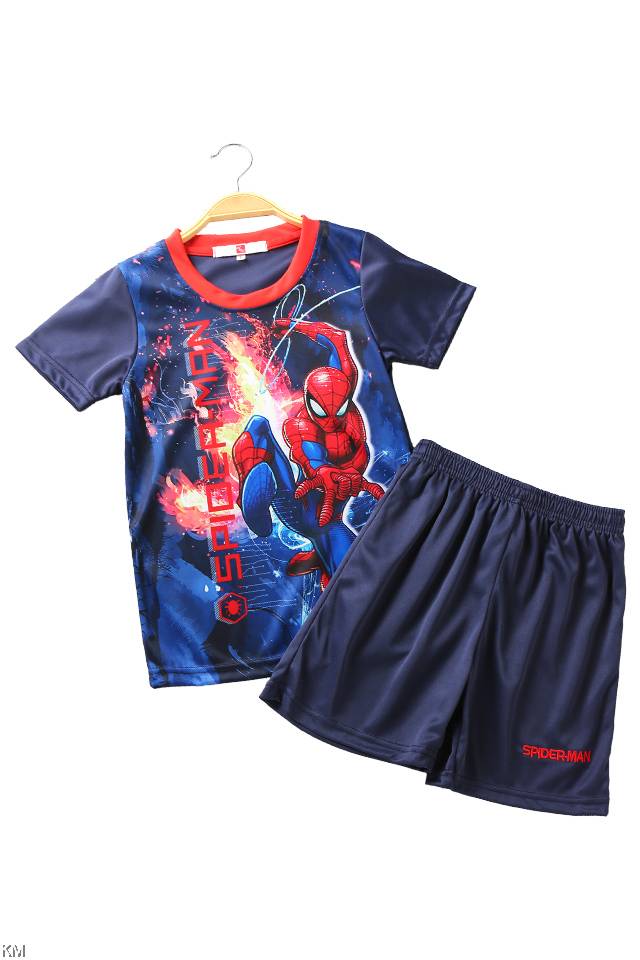 Kids Cartoon T-shirt Set 2 in 1 Jersey Material A [T0949 A]