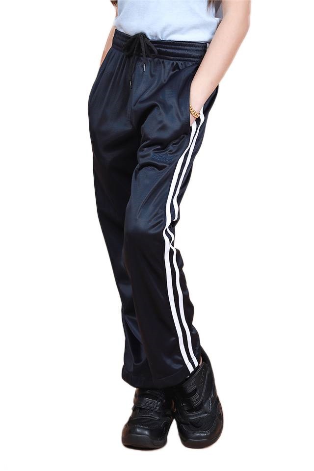 Kids & Adults Plus Size Jogger Line Sport Pants Blue [P16290]