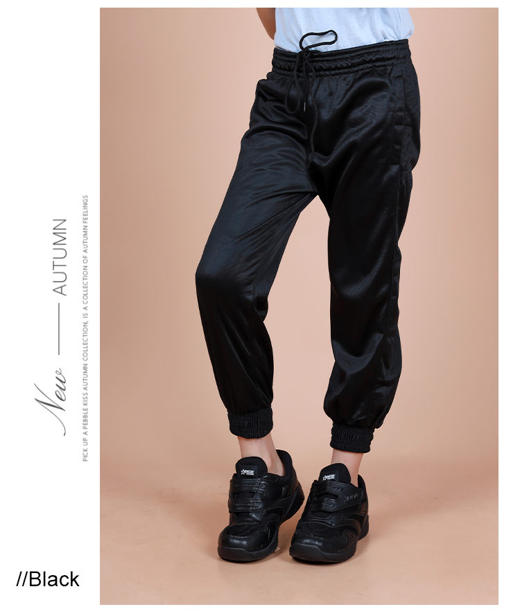 Kids & Adult Plus Size Jogger Sport Pants Black [P17172]