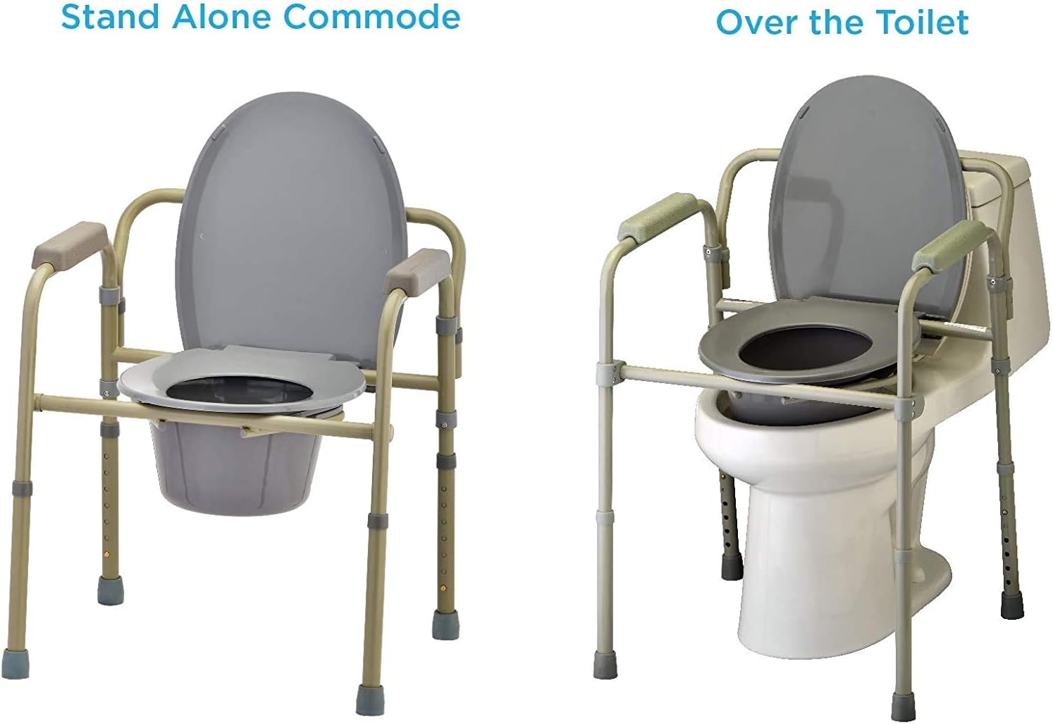 Bedside commodes 
