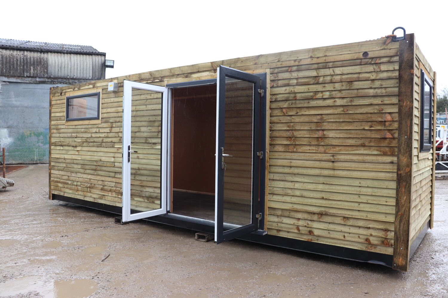 30x8ft Bespoke Cladded Office Cabin