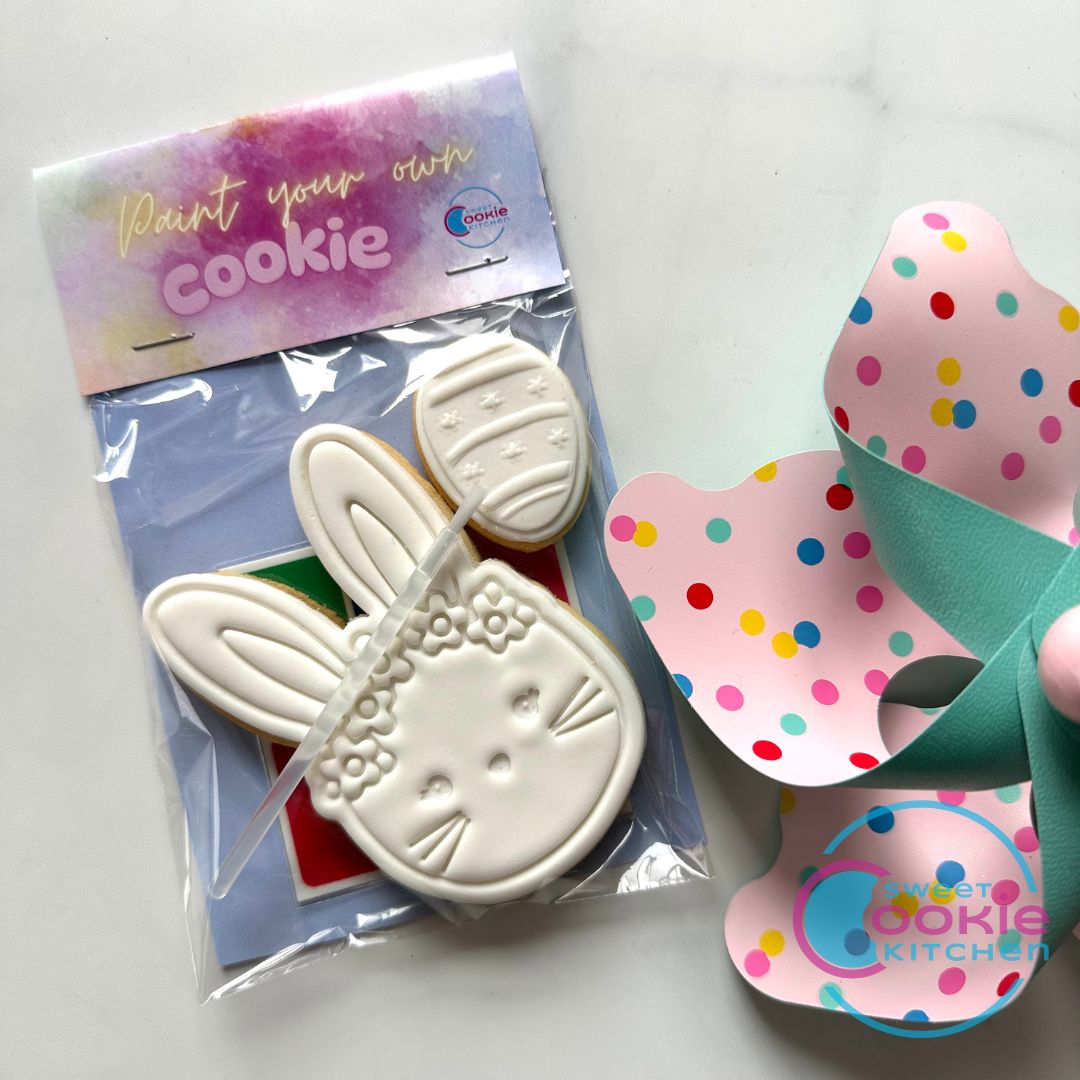 Paint Your Own Cookie: Bunny Head
