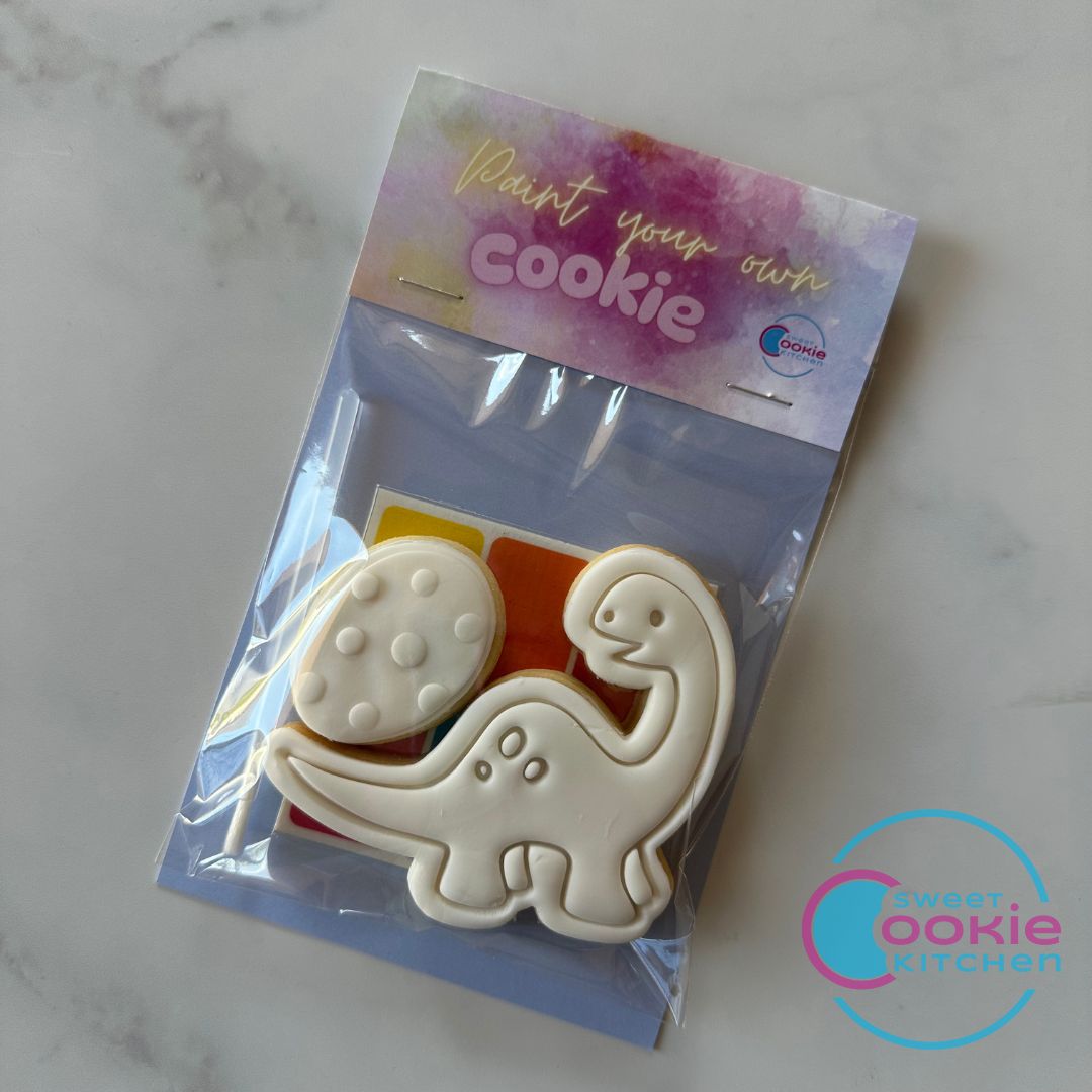 Paint Your Own Cookie: Brontosaurus