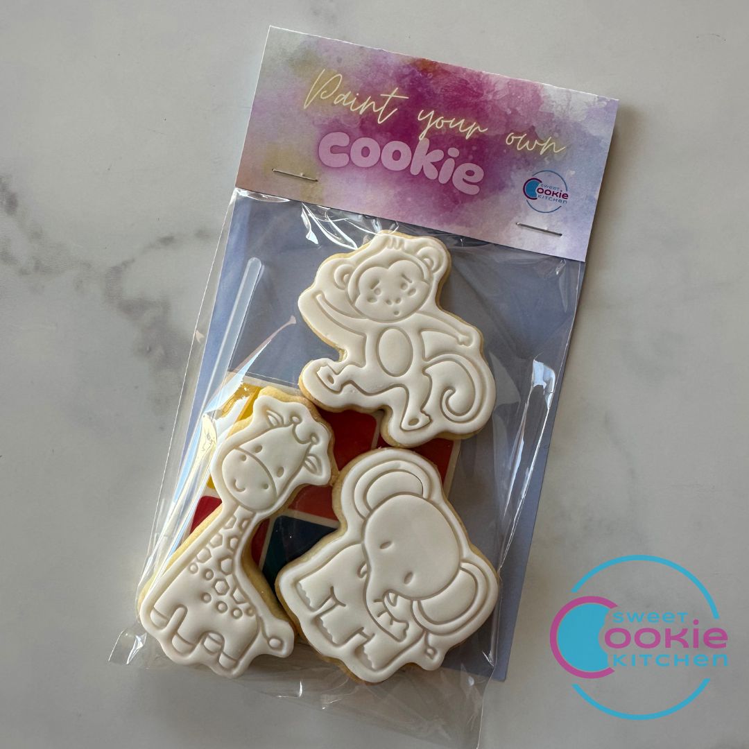 Paint Your Own Cookie: Safari Animals B