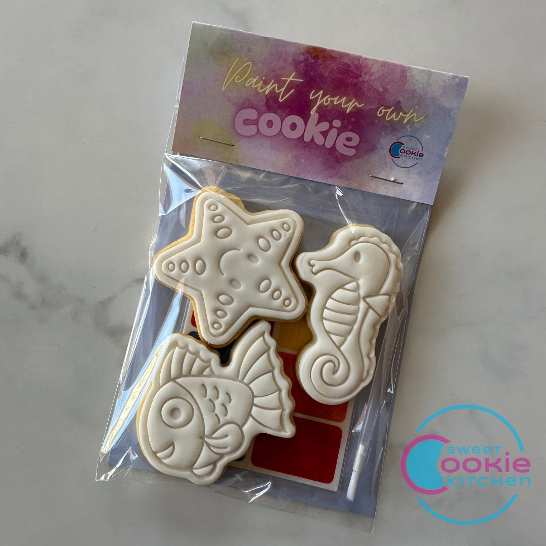 Paint Your Own Cookie: Sea Animals A