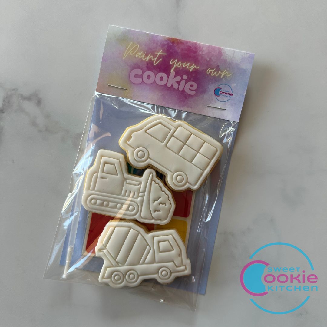 Paint Your Own Cookie: Vehicles