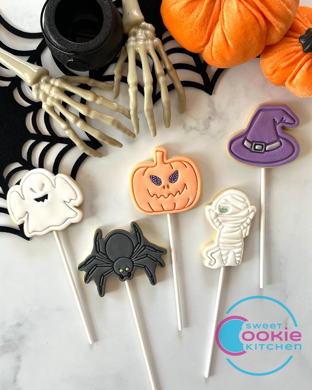 Halloween Character Cookie Pops