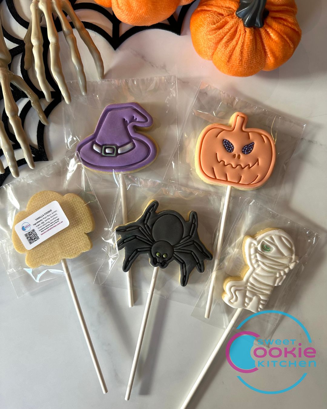 Halloween Character Cookie Pops