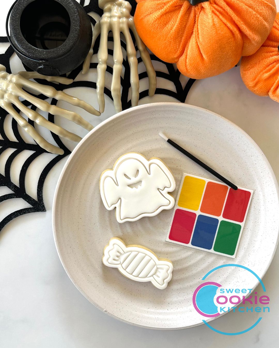 Halloween Paint Your Own Cookie: Ghost