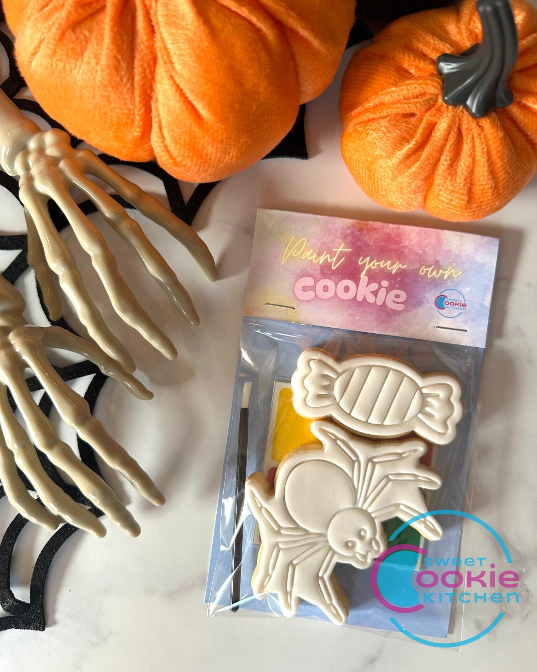 Halloween Paint Your Own Cookie: Spider