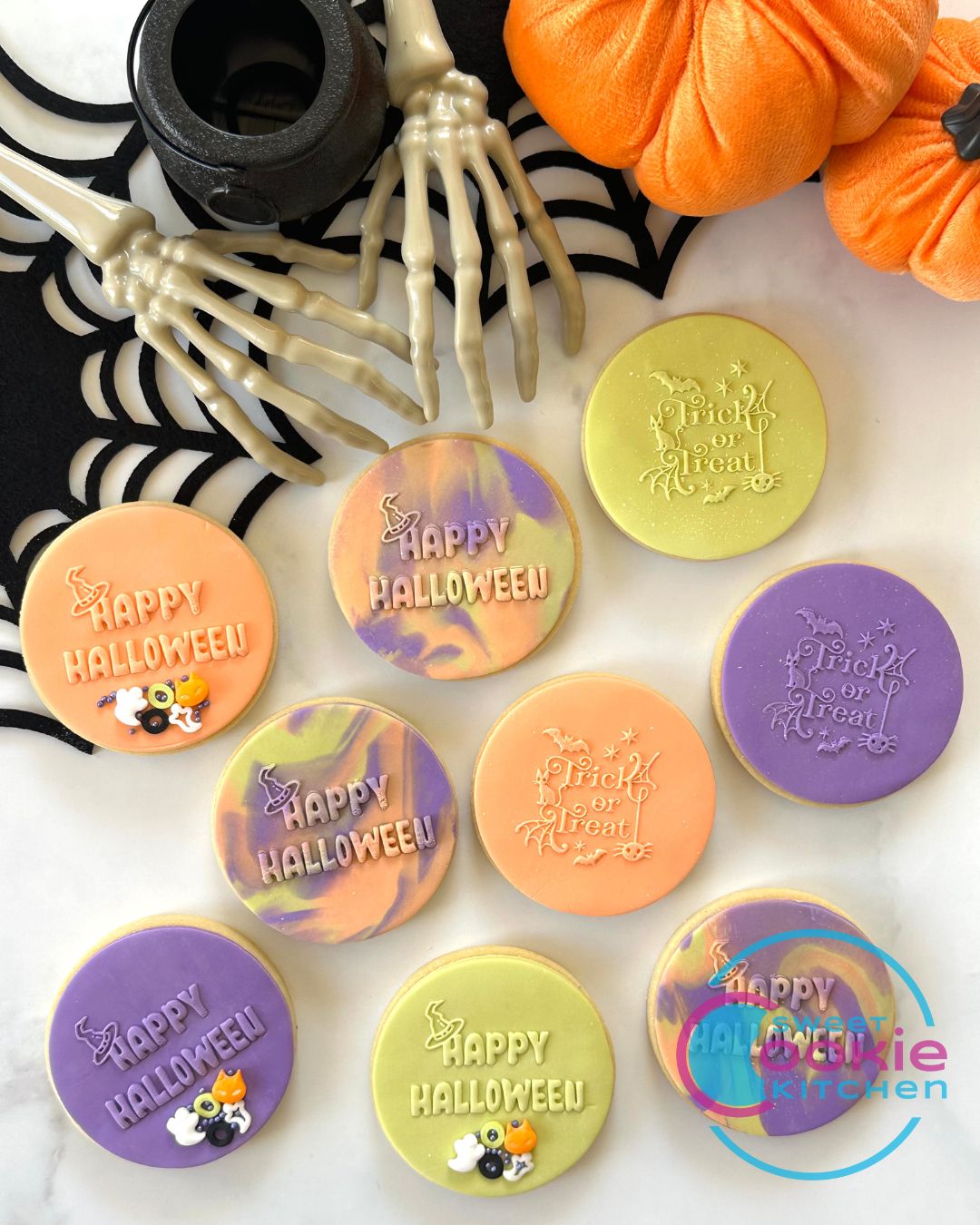 Halloween Mixed Round Cookies